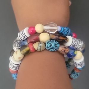 Womens beaded bracelets